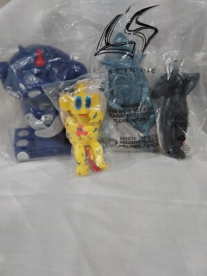 4 Lost In Space 1998 Figures Sealed ROBOT, FUTURE SMITH, DON WEST, BLAWP