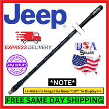 Jeep  OLP Mopar 3  Black CB Antenna for Wrangler, Gladiator, JL, JK, EZ Setup
