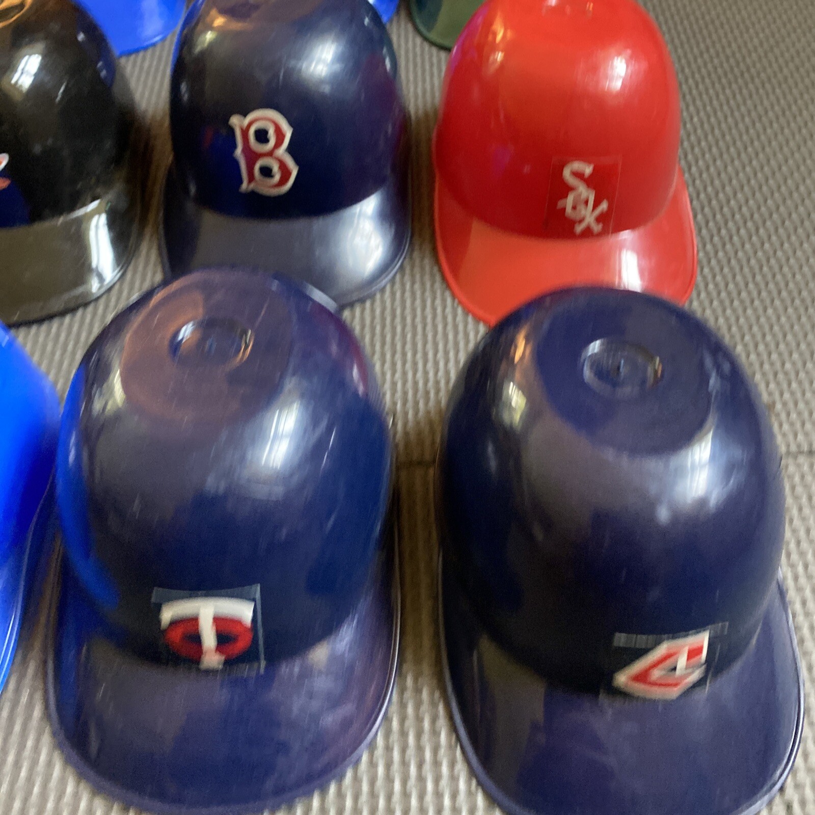 Lot of 24 Mini Baseball Batting Helmets Souvenir Sundae Ice Cream