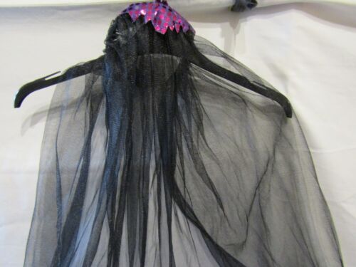 HALLOWEEN ADULT GOTHIC VAMPIRESS FANCY DRESS COSTUME SIZE 8-12. - Picture 7 of 10