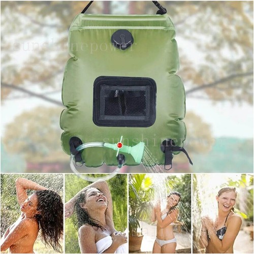 20L Solar Shower Bag Portable Water Bag Outdoor Camping Hiking Solar Heated - Picture 5 of 22