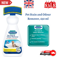 Dr Beckmann Pet Odour & Carpet Stain Remover Upholstery Cleaner With Brush 650ml 7.31 per litre