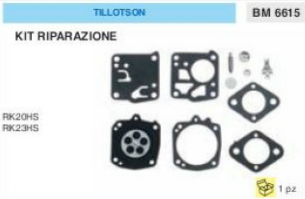 Kit Riparazione Membrana Tillotson RK23HS Per Carburatore – Guarnizioni Di Ricambio, Universale