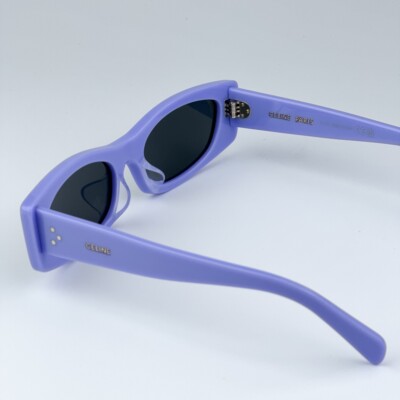 NEW CELINE CL40245U 78A Shiny Lilac/Smoke WOMEN SUNGLASSES CL 40245U 78A CELINE CL40245U 78A Shiny Lilac/Smoke 55-19-135 Sunglasses  main image 3