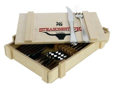 WMF Steak Cutler Set 12 pieces in wooden box, free shipping