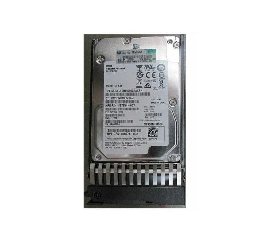 New Q1H47A 873371-001 HPE MSA 900GB 12G SAS 15K 2.5IN ENTERPRISE HDD Hard Drive - Image 2 of 3