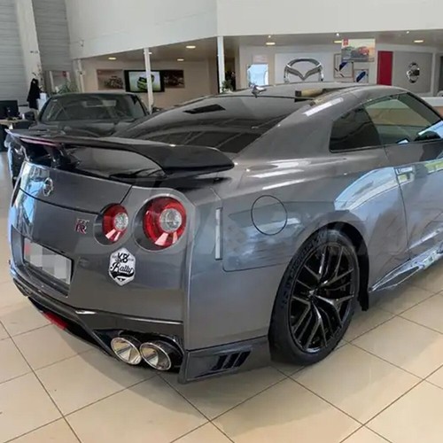 Forged Carbon Fiber Rear Trunk Spoiler Fit For Nissan GTR R35 08-20 Rear Wing - Picture 6 of 6