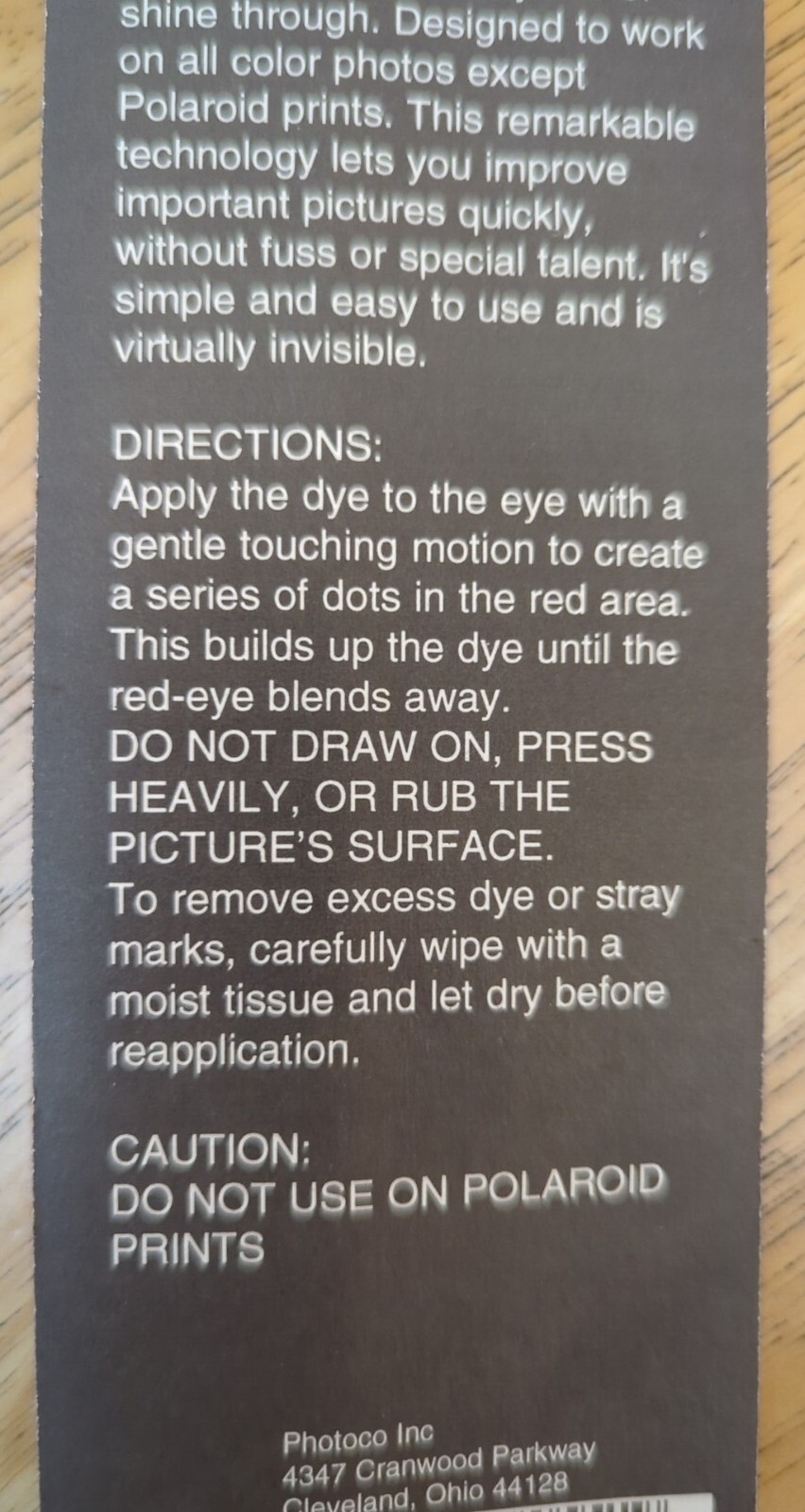 Vintage+PHOTOCO+Red+Eye+Remover+Photo+Pens+NOS for sale online eBay