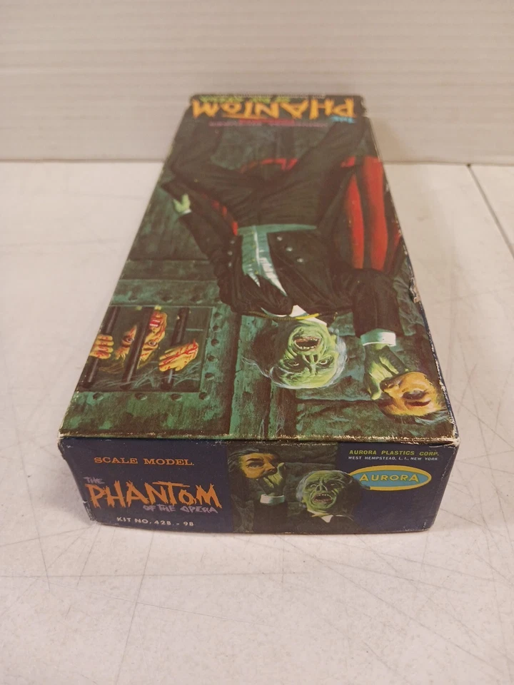 RARE Aurora #428 Phantom of the Opera Factory Model & Stock Box (SEALED) - Image 3 of 4