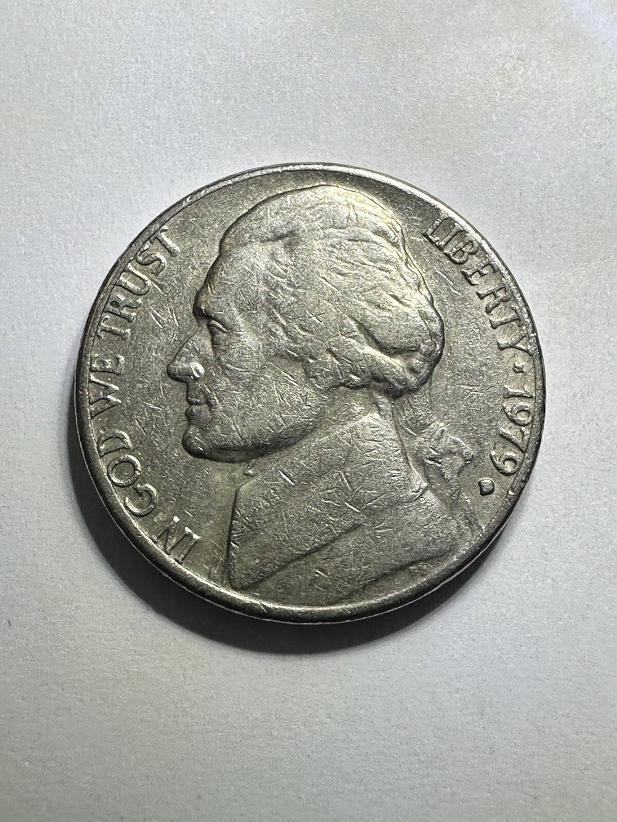 1979 D Nickel Filled In D, Letters On Rim, Crooked 'W' | eBay