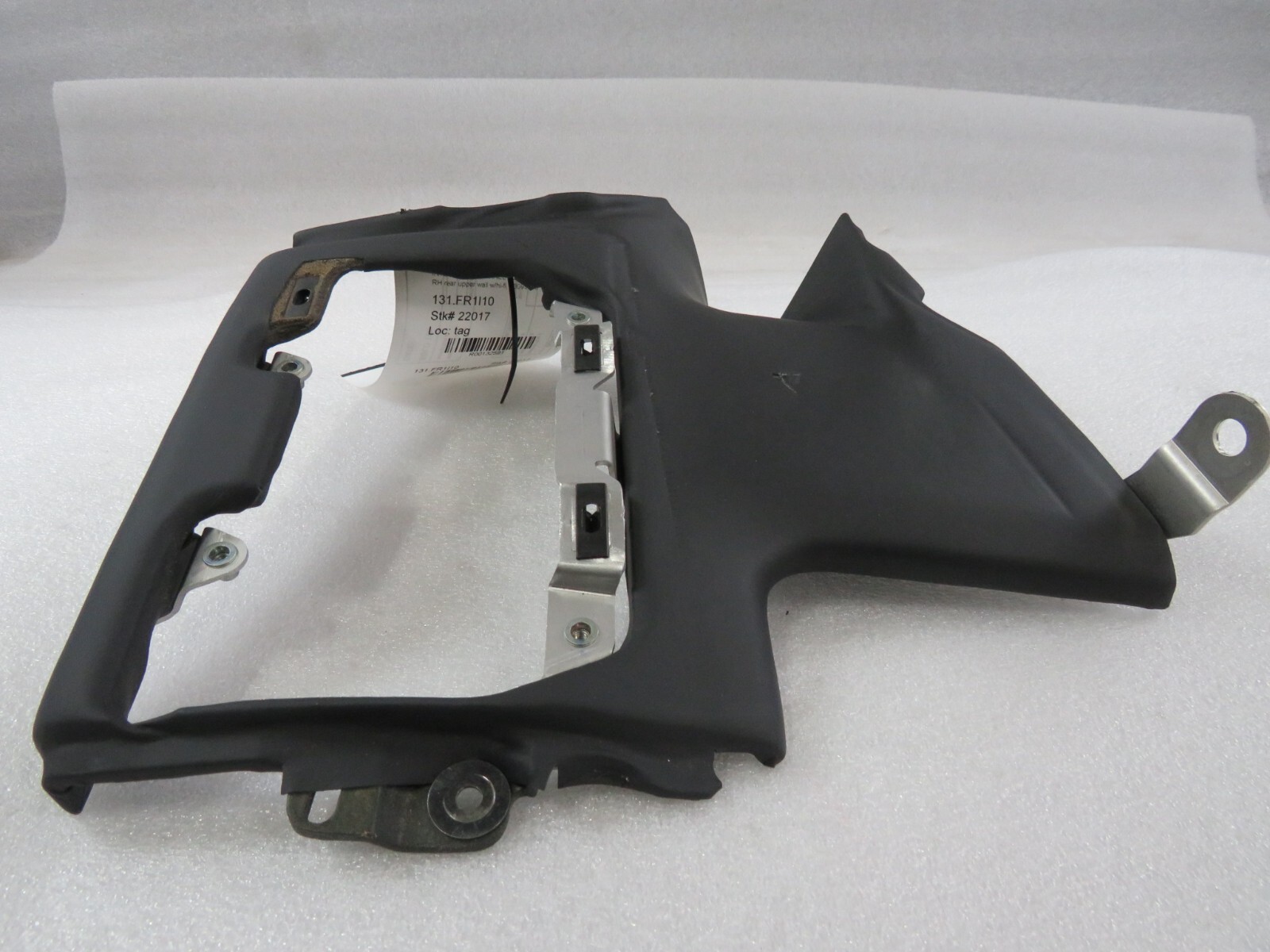 Ferrari 458 Italia, RH, Rear Upper Wall Trim, W/Hi-Fi, Black, Used, P/N 83099100