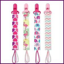 4pcs Baby Pacifier Holder Clips - Pacifier Clips for Boys and Girls