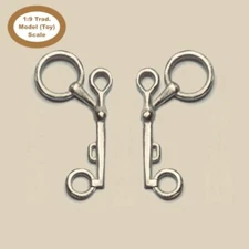 HORSING AROUND Traditional 1:9 Scale WEYMOUTH LONG SHANK COMBO BIT (Style #2)