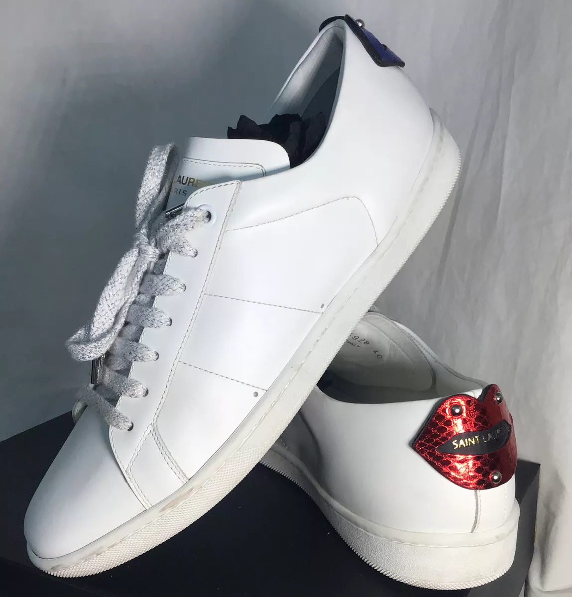 Saint laurent shop sneakers blue