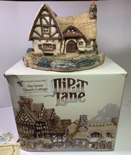 1987 Lilliput Lane Seven Dwarfs Cottage Disney 50th Anniversary Edition Boxed