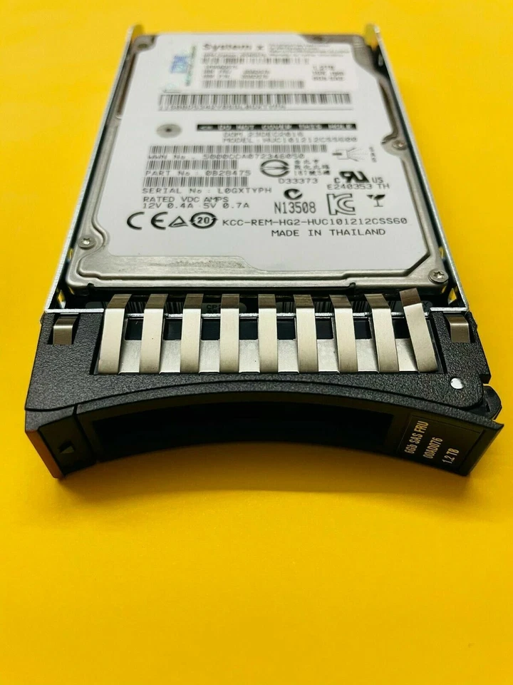 00AD076 IBM / LENOVO 1.2TB 10K 6Gbps SAS 2.5" Hard Disk Drive 00AD075 00AD079 - Image 4 of 4