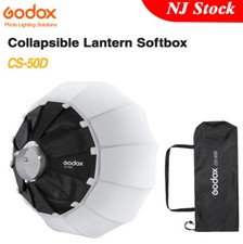 US Godox CS-50D 50cm Bowens Studio Flash Lantern Collapsible Softbox Carry Bag