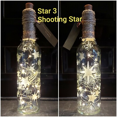 SOFORT VERSANDFERTIG......SHOOTING STAR, HANDGEÄTZTE KLARE LEUCHTFLASCHE, USB