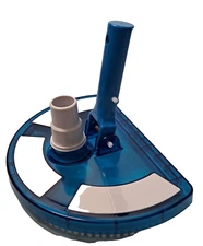 USP Pool Vacuum Brush Head Curved Half Moon Body 10x7" Swivel Connect VH-709 