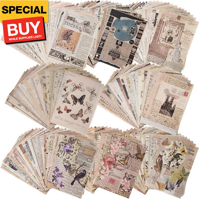 192 Sheets of Scrapbook Paper, Journaling Scrapbooking Supplies Craft Paper Kits