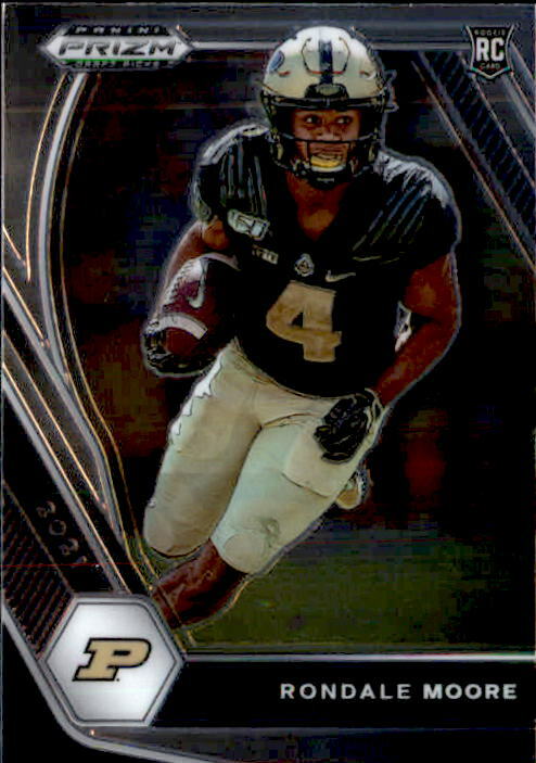 Rondale Moore 2021 Panini Prizm Draft Picks Rookie Card #129