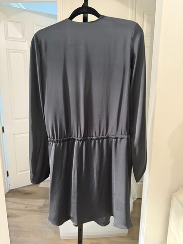 NWT Ramy Brook Date Night Mimi Silky Dress Black Size S - Picture 4 of 11