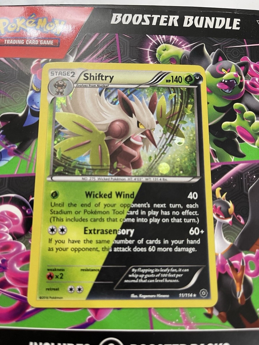 Pokmon Shiftry Cosmos Holo 11/114 STS Steam Siege LP