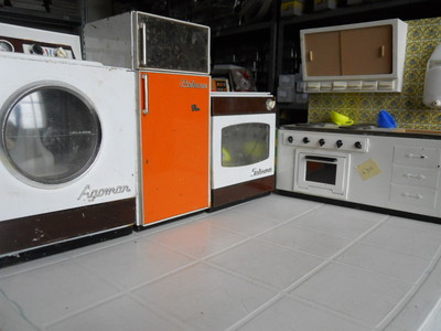 Cucina Completa Giocattoli in Latta Marchesini anni 60