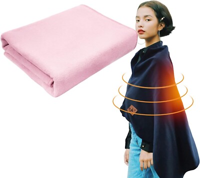 USB Electric Throw Heated Blanket, Wearable Heated Wrap for Body 5V USB  UK