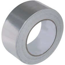Image of Silver Aluminium Foil Tape for Insulation 50mm x 45m
