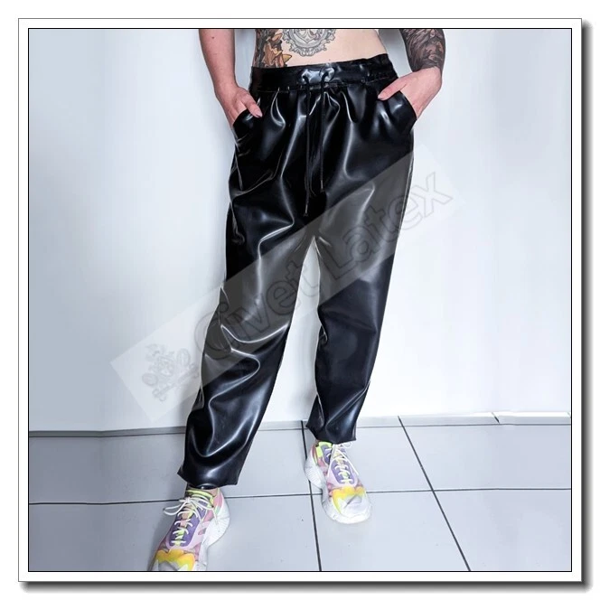 Baggy latex best sale pants