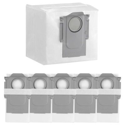 6 Pack Disposable 2.5L Vacuum Bags for Roborock S7, S8, Q5, Q7, Q8 Robot Vacuums