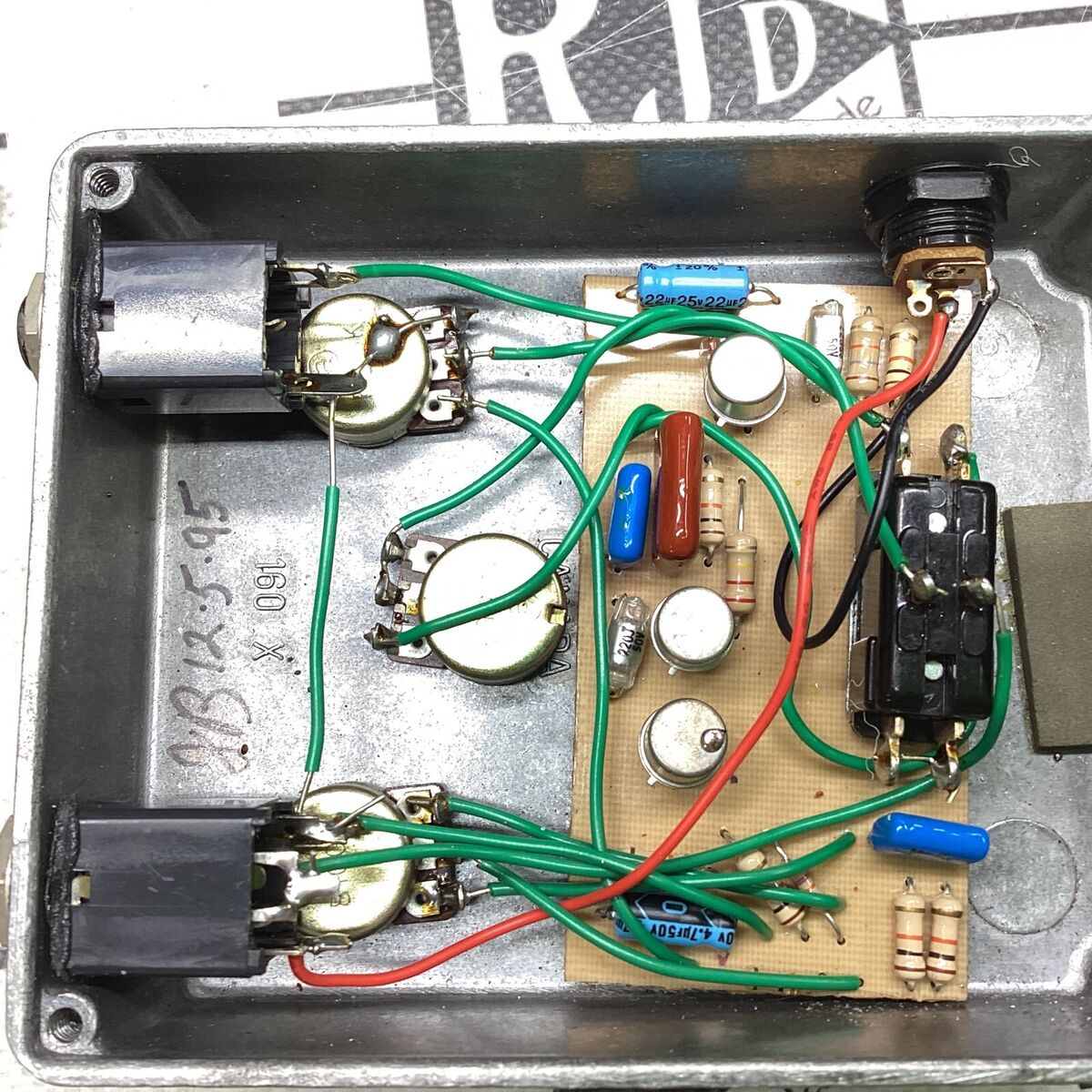 1995 Prescription Electronics The Yardbox USA Fuzz Pedal 1995 Prescription Electronics The Yardbox USA Fuzz Pedal