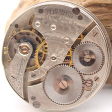 1915 WALTHAM POCKET WATCH MOVEMENT 20286362 GRADE 610 16s 7j F4O
