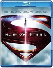 Superman Man of Steel 2013 Original Blu-ray Disc ONLY Henry Cavill, Amy Adams