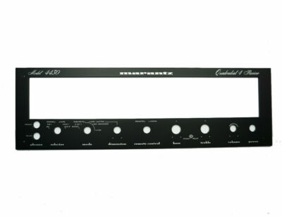 New! Marantz 4430  Receiver Front Panel Faceplate (Face Plate) Black