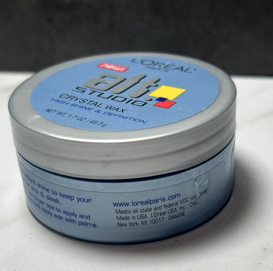 Cera de cristal Loreal alta definición de brillo ~ 1,7 oz, 49,5 g nuevo sin caja (contenedor azul) Foto 2 de 2
