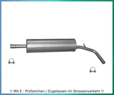 Mittelschalldämpfer für Seat Mii 1.0 44/55KW Auspuff Mitteltopf Schelle