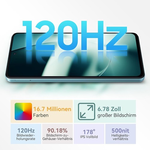 Smartphone Blackview SHARK 8 16 Go + 256 Go 120 Hz 6,78" 2,4K 5000 mAh 33 W NFC pratique - Photo 6/21