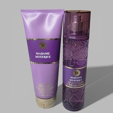 Bath  Body Works 2pc Lot Madame Mystique Fragrance Mist  Body Cream  New x2 