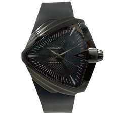 Hamilton H246150 Ventura XXL Watch Presley 75th Anniversary Black Style
