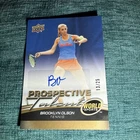 2026 UD World Sports VII Brooklyn Olson Prospective Talent Short Print AUTO /25