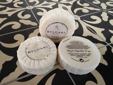 BVLGARI au th  Blanc White Tea Soap - 1.7oz / 50g Pack Of 3 NEW