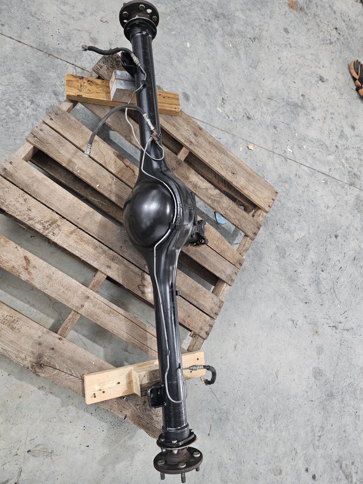 489 Rear End Mopar 8 3/4 8.75 489 OEM Axle & Housing E Body Dodge Cuda Challanger ...