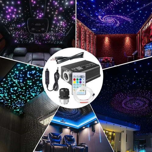 500Pcs Home Car Headliner Star Light kit Roof Twinkle Ceiling Lights Fiber Optic - Bild 6 von 21