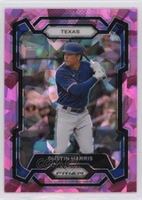 2024 Panini Prizm Pink Ice Prizm Dustin Harris #31 0c2