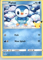 Piplup 20/25 McDonald's 25th Anniversary Holo