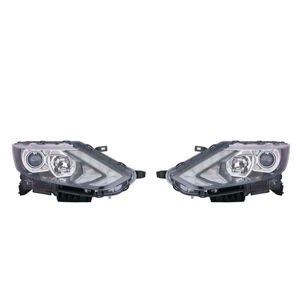 Scheinwerfer Set Links Rechts Passend FüR Nissan Qashqai II J11 J11_-image