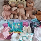 Cabbage Patch Doll Lot With Clothes