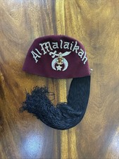 Shriner Fez Hat Tassel Jeweled Morocco w/1 jeweled tassle pin